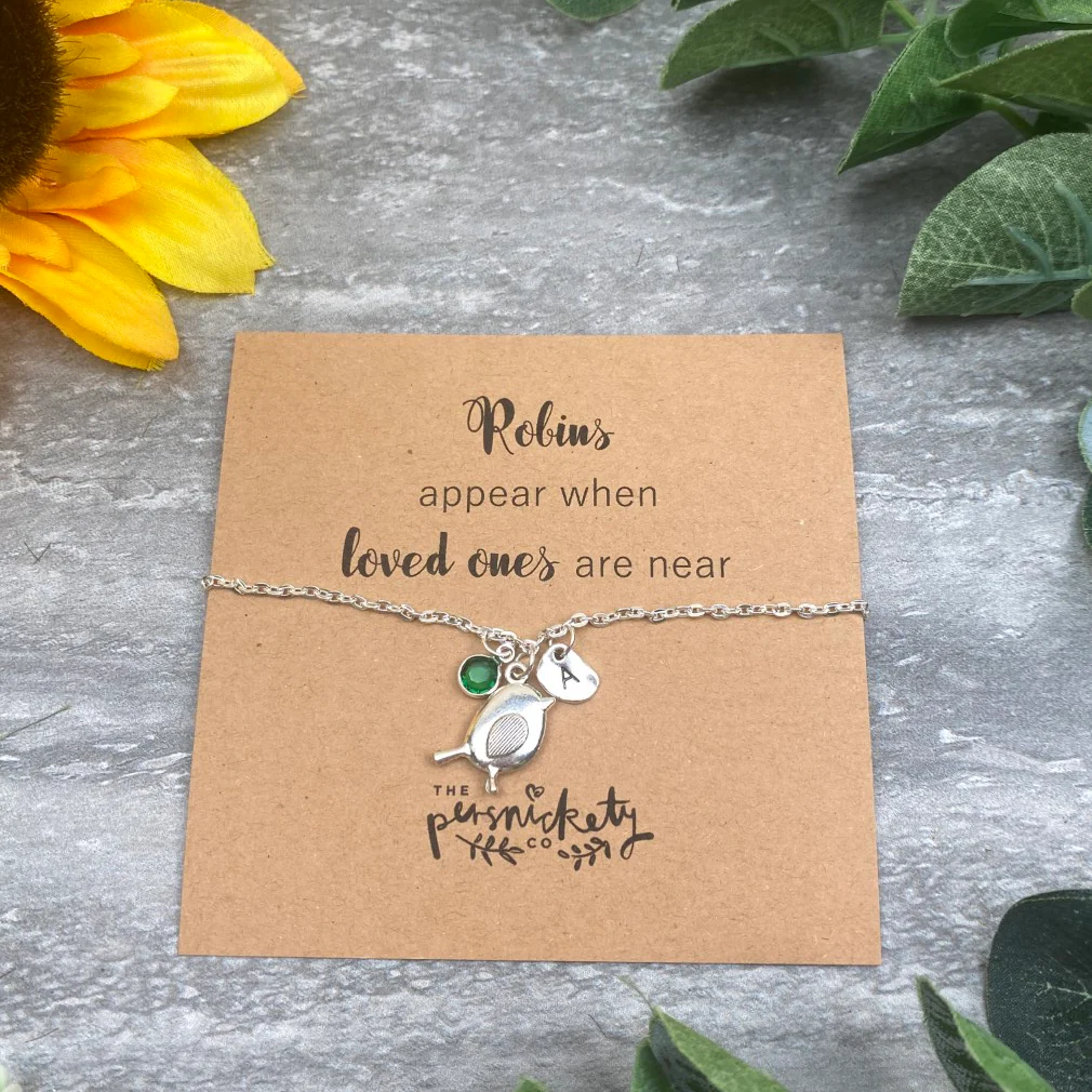 Robin Necklace - Robins Appear When Loved Ones Are Near - Image 4