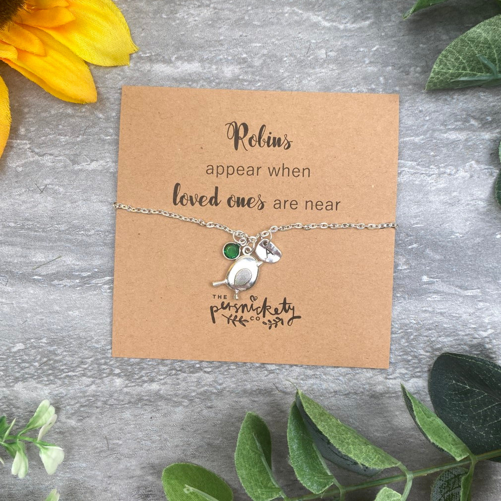 Robin Necklace - Robins Appear When Loved Ones Are Near - Image 9