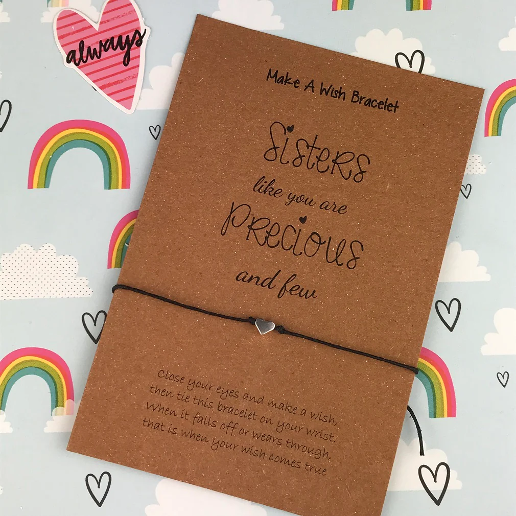 Sisters Like You Are Precious And Few Wish Bracelet - Image 7