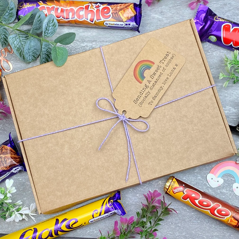 Socially Distanced Gift - Personalised Chocolate Gift Box - Image 8