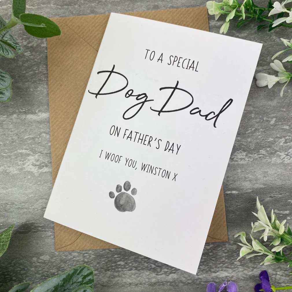 Special Dog Dad On Father's Day Card - Image 4
