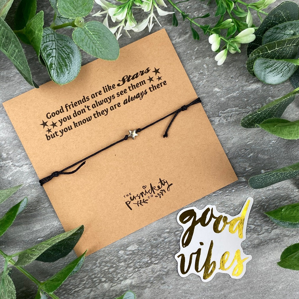 Star Anklet - Good Friends Are Like Stars