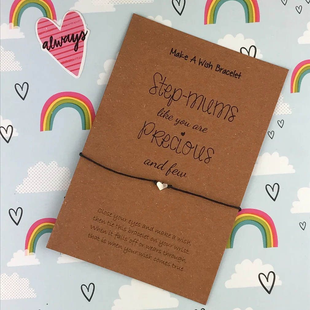 Step-Mums Like You Are Precious And Few Wish Bracelet