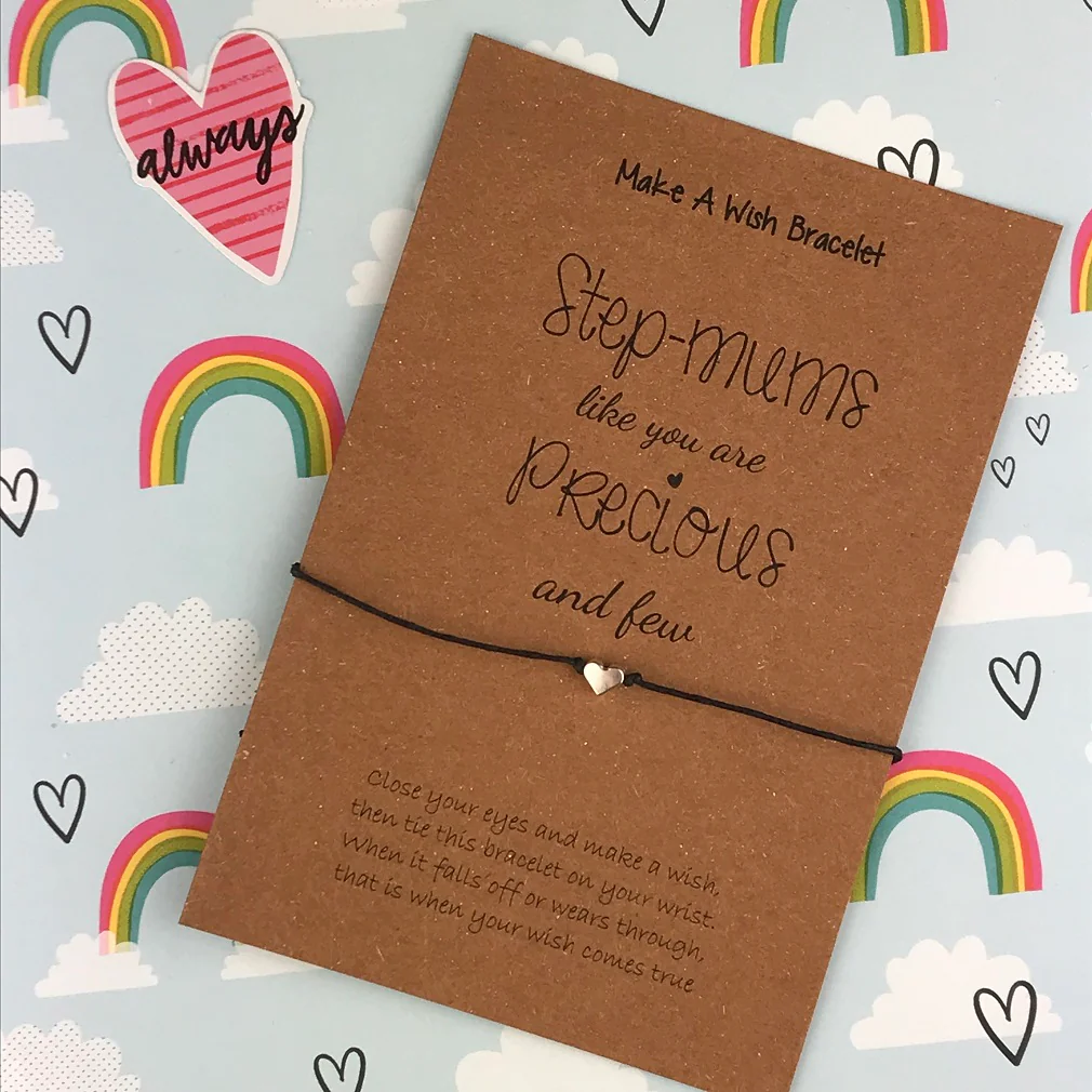 Step-Mums Like You Are Precious And Few Wish Bracelet - Image 5