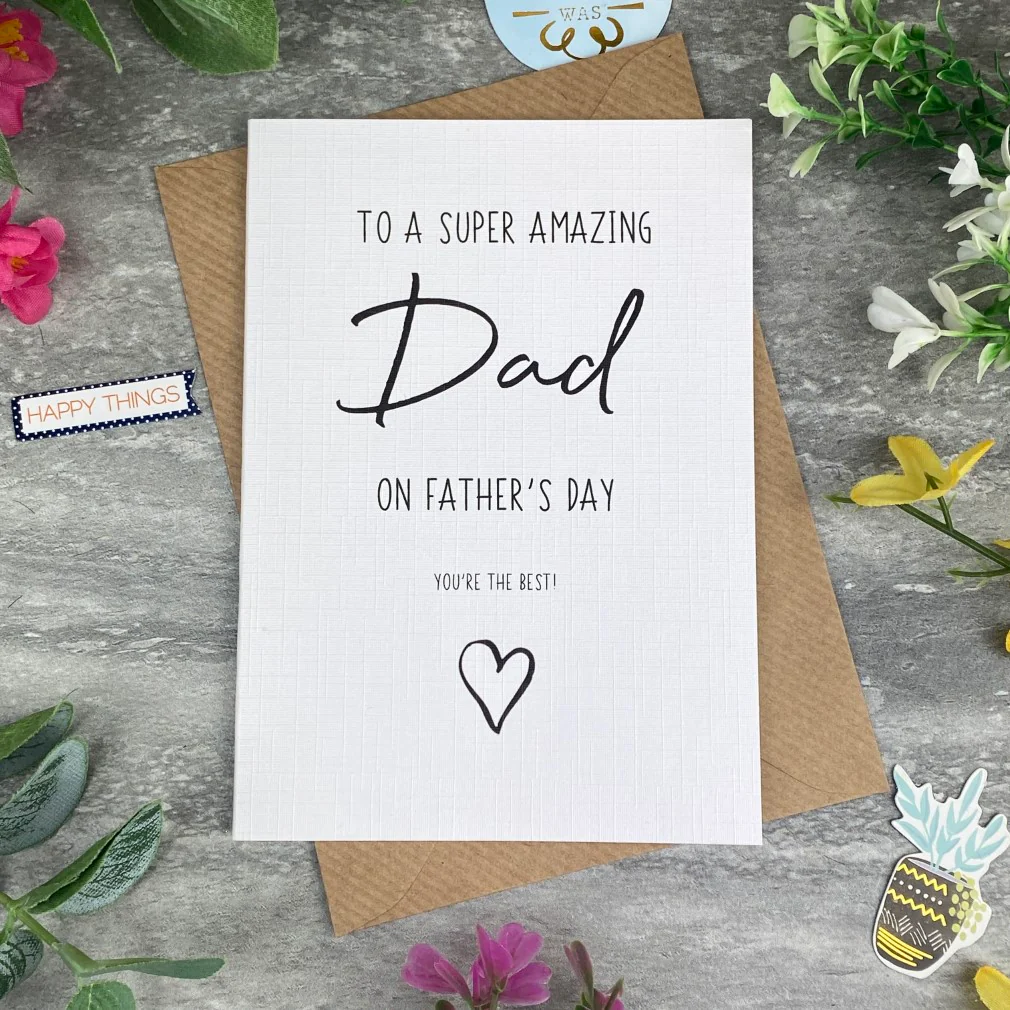 Super Amazing Dad Father's Day Card - Image 8