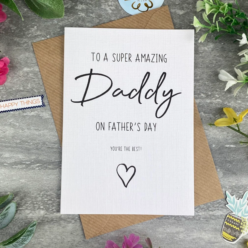 Super Amazing Daddy Father's Day Card - Image 2