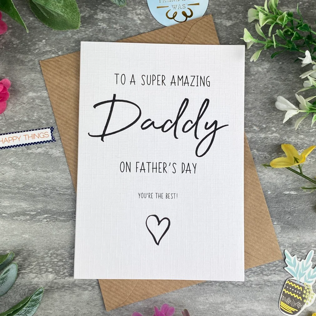 Super Amazing Daddy Father's Day Card - Image 3