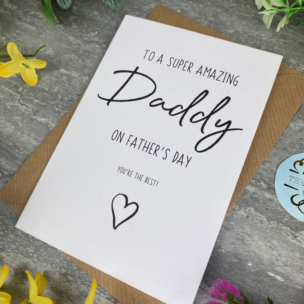 Super Amazing Daddy Father's Day Card - Image 8