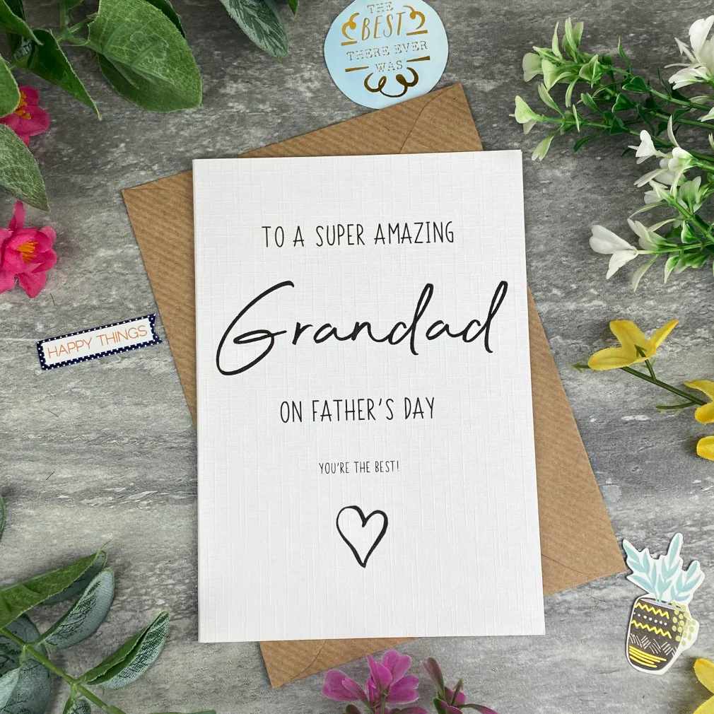Super Amazing Grandad Father's Day Card - Image 10