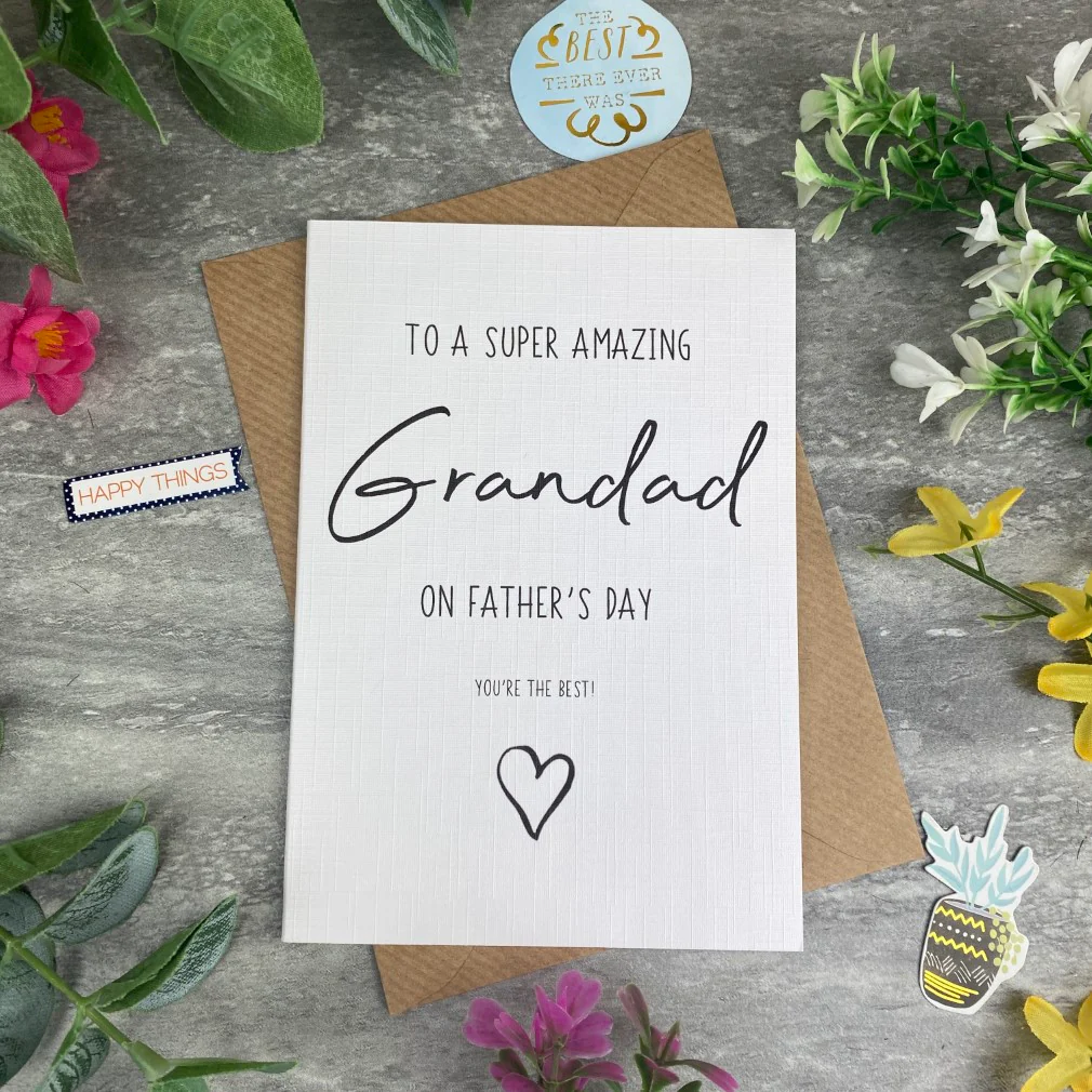 Super Amazing Grandad Father's Day Card - Image 2