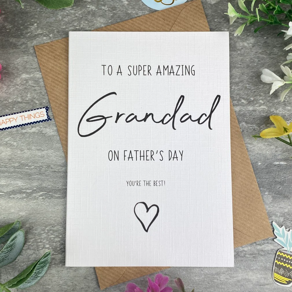 Super Amazing Grandad Father's Day Card - Image 4