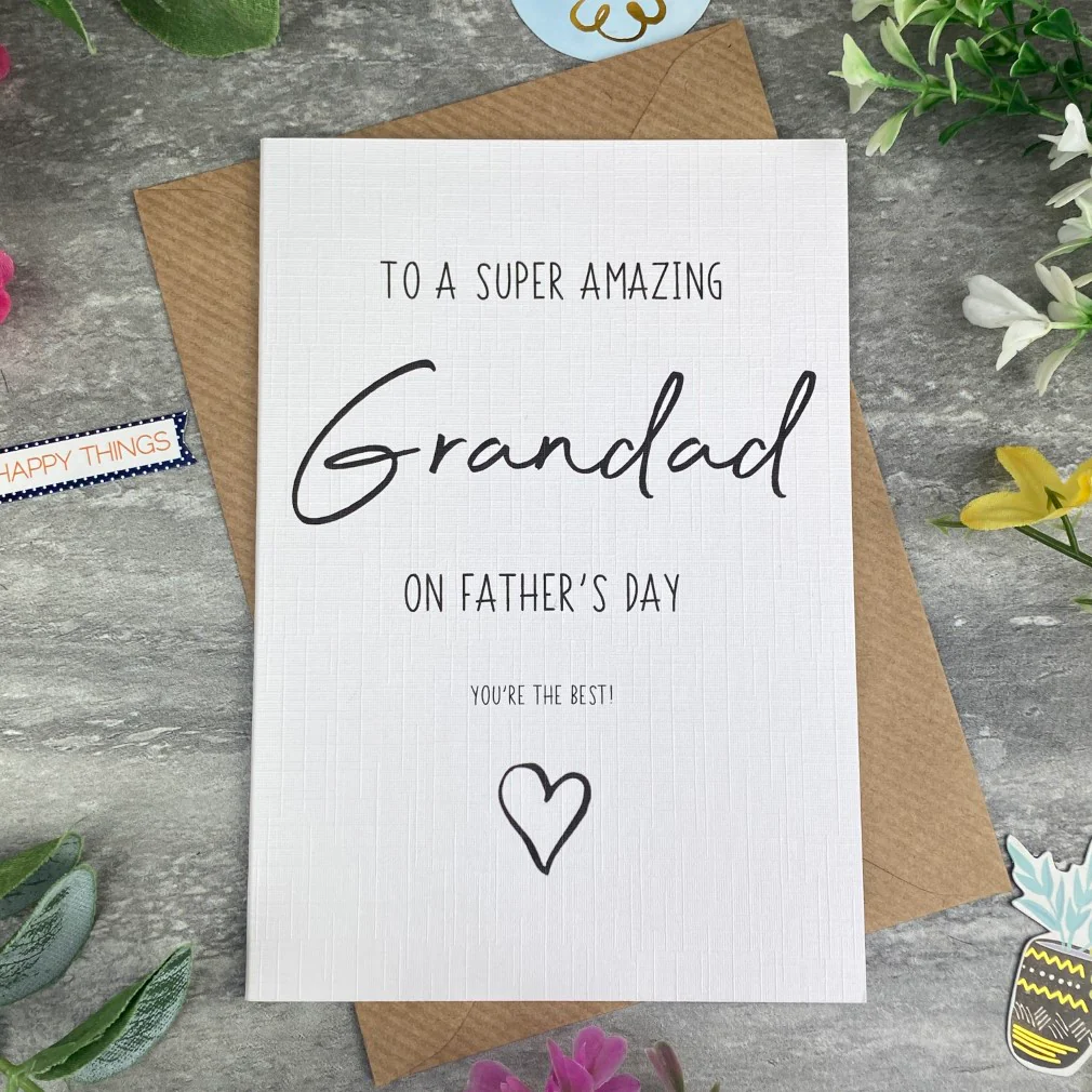 Super Amazing Grandad Father's Day Card - Image 5