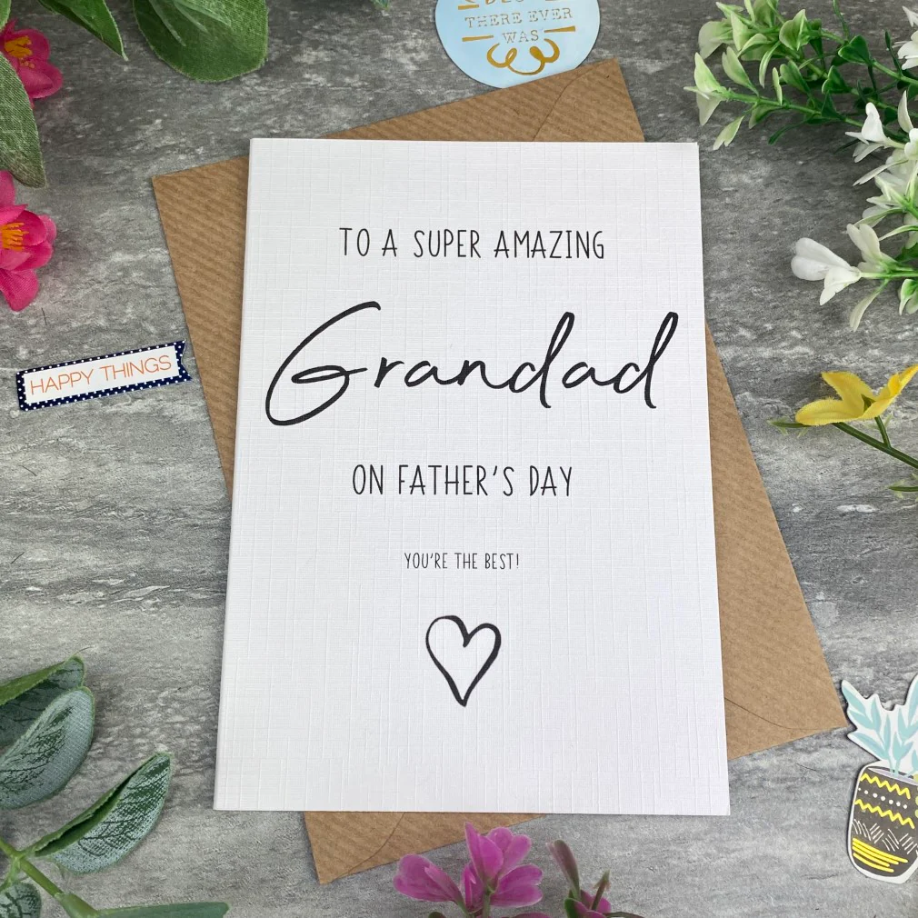 Super Amazing Grandad Father's Day Card - Image 7