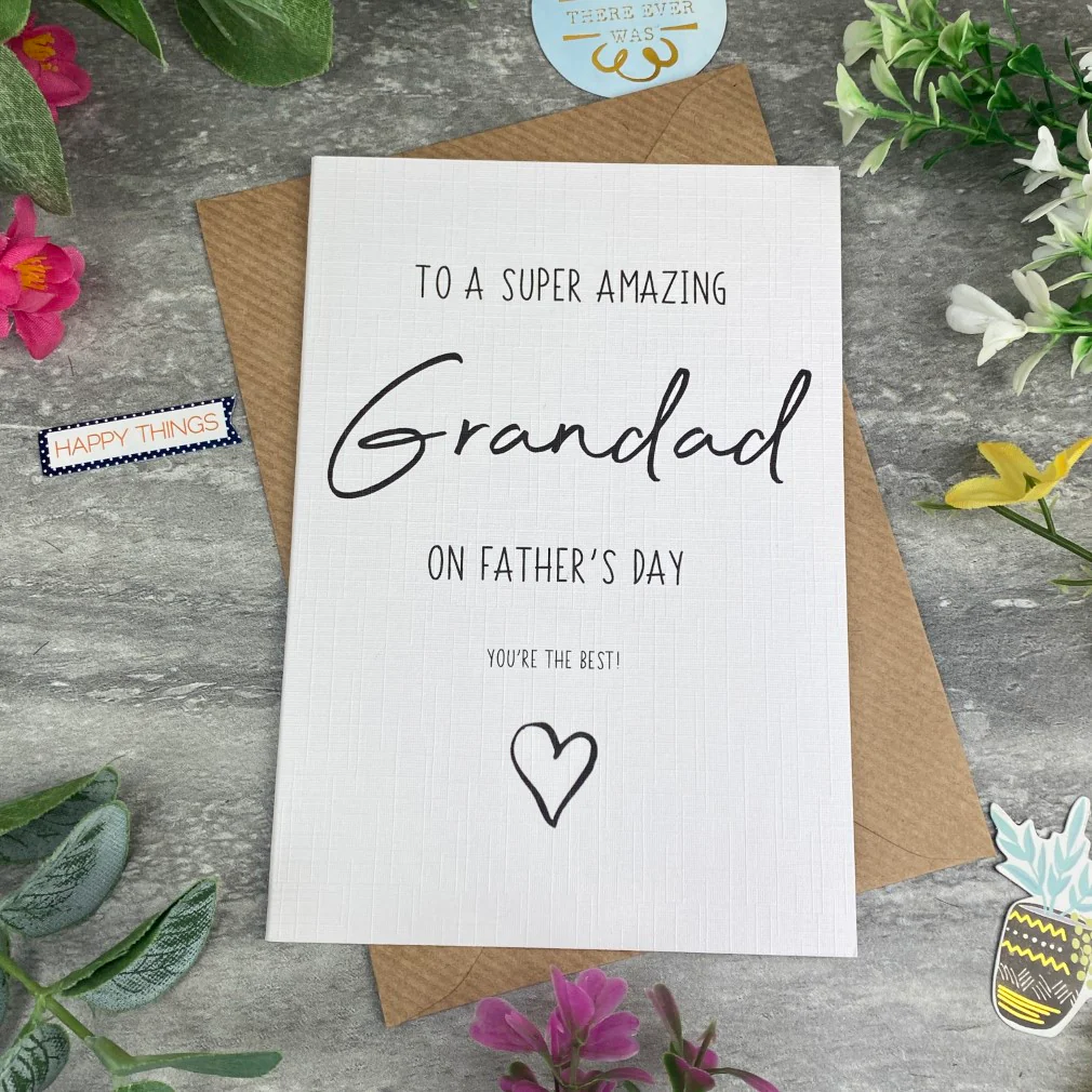 Super Amazing Grandad Father's Day Card - Image 8