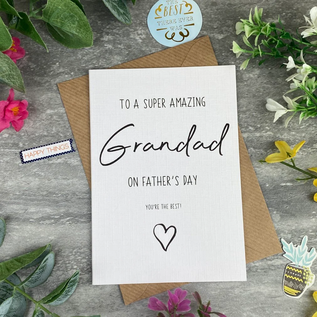 Super Amazing Grandad Father's Day Card - Image 9