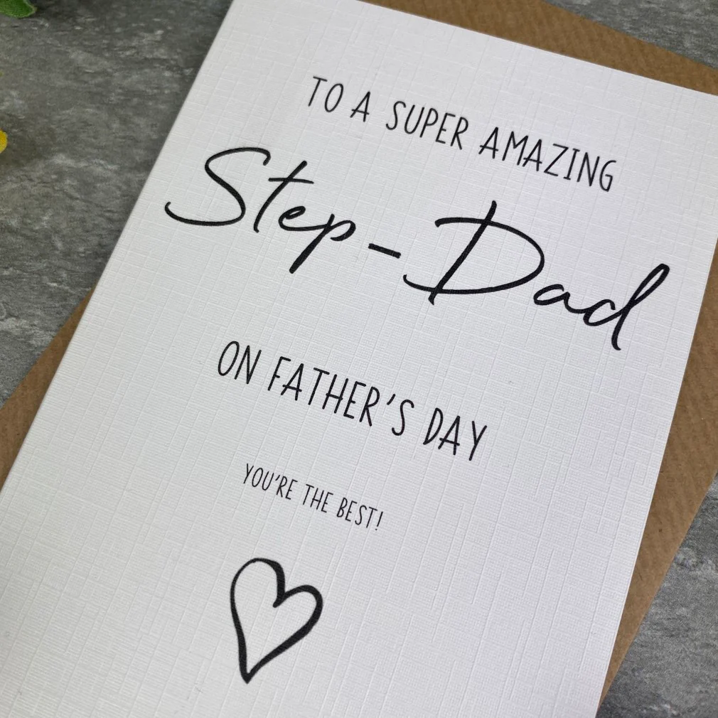 Super Amazing Step-Dad Father's Day Card - Image 7