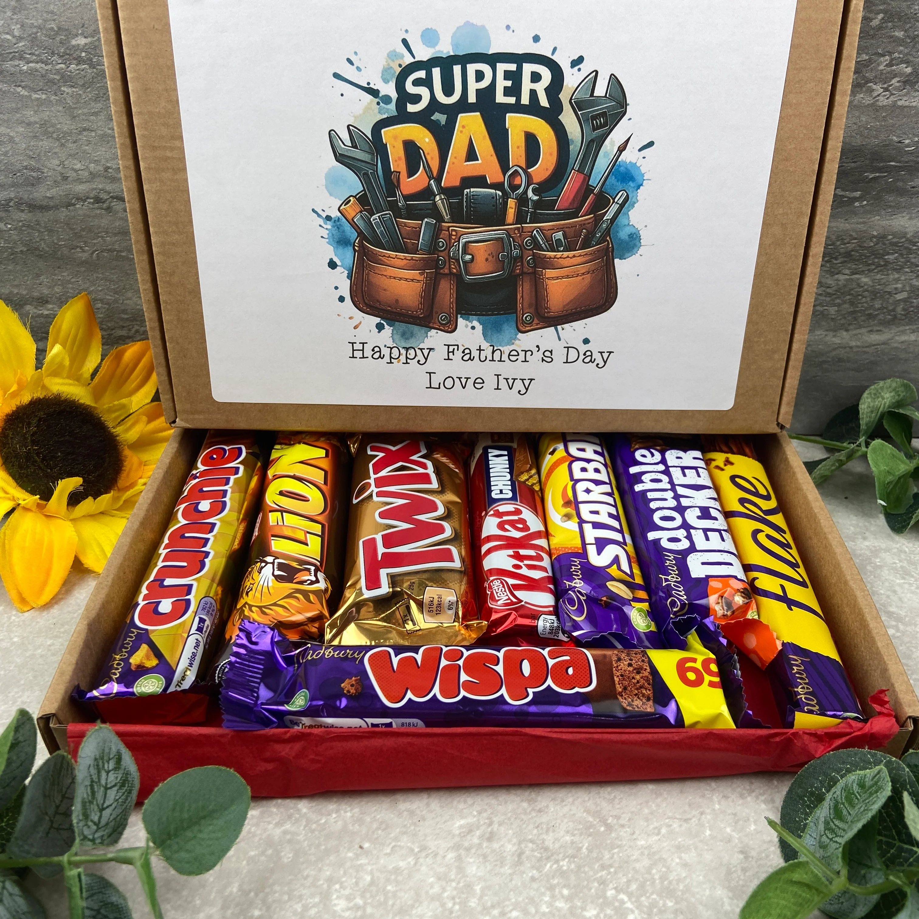 Super Dad Personalised Chocolate Box - Image 7