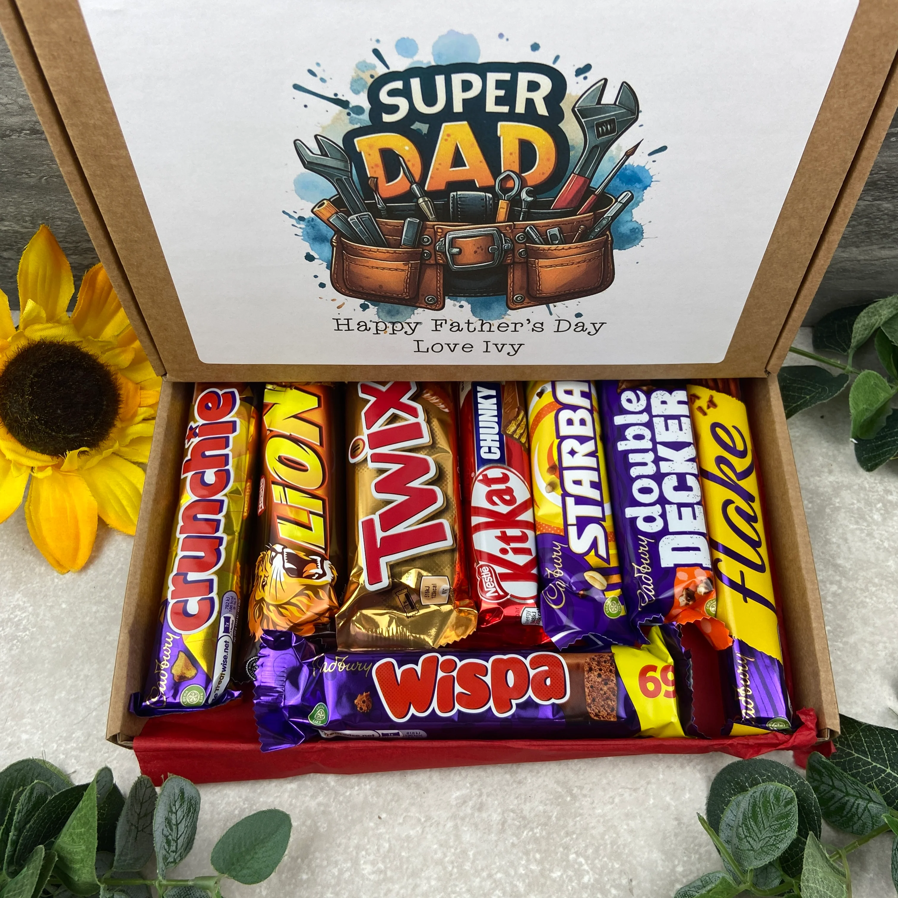Super Dad Personalised Chocolate Box - Image 8