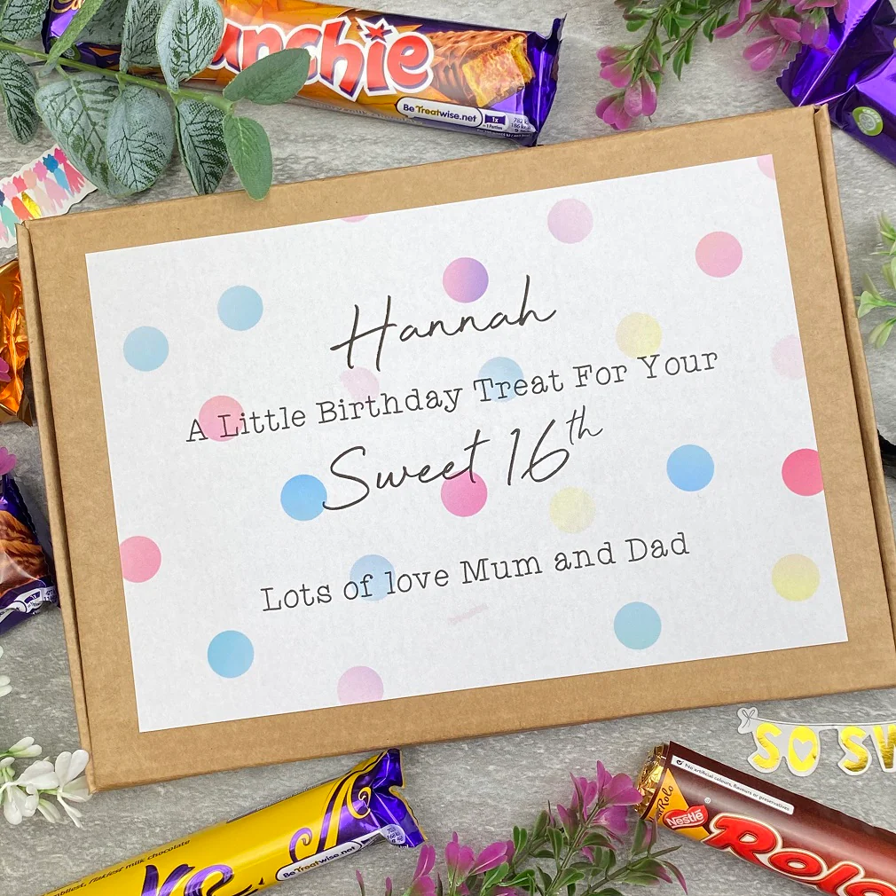 Sweet 16th - Personalised Chocolate Box - Image 6