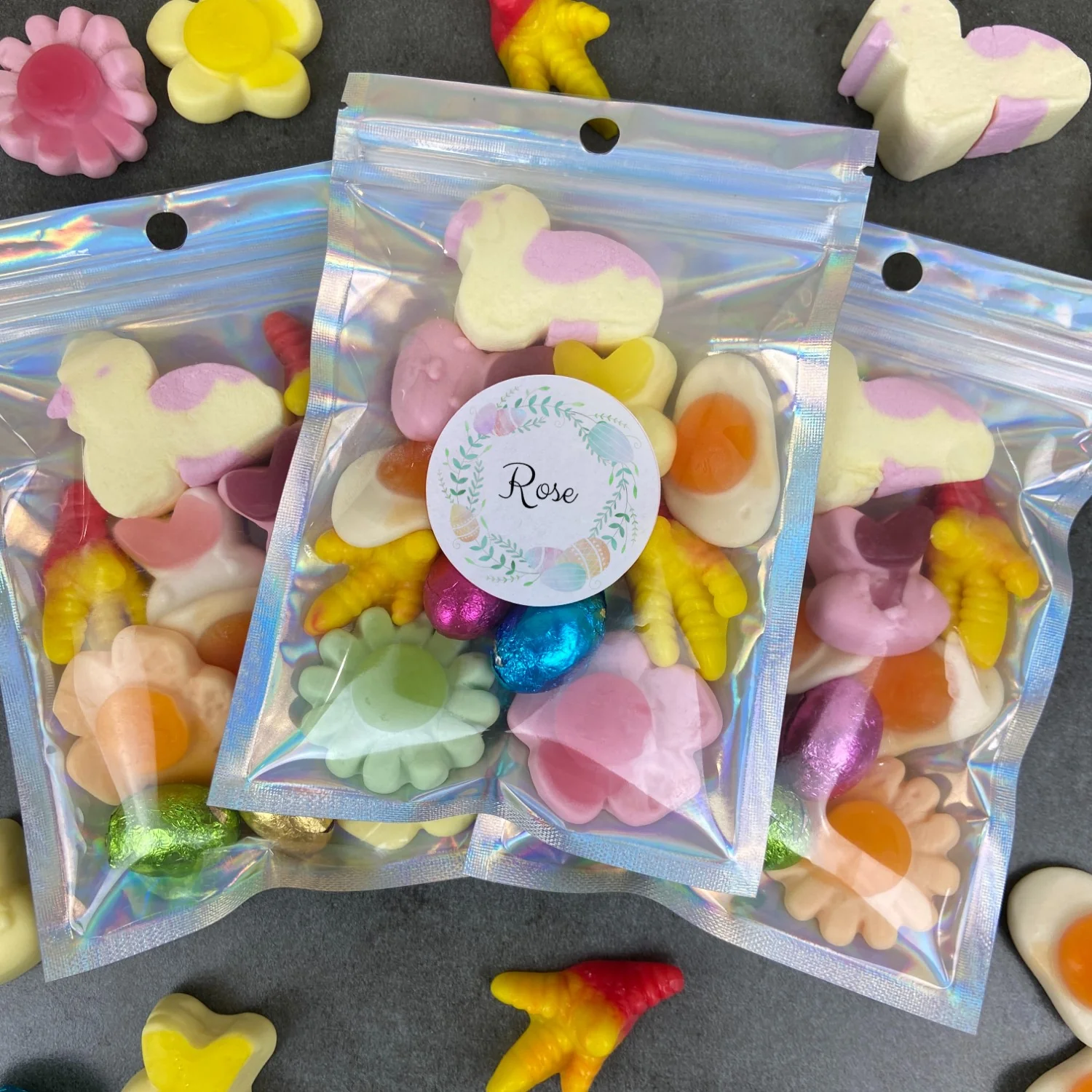 Sweet Pouch - Easter Wreath