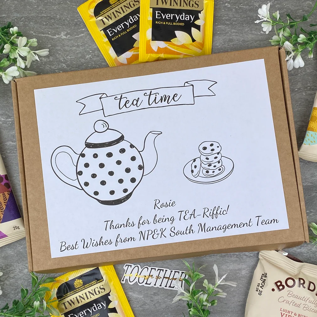 Tea-Riffc Personalised Tea and Biscuit Box - Image 2