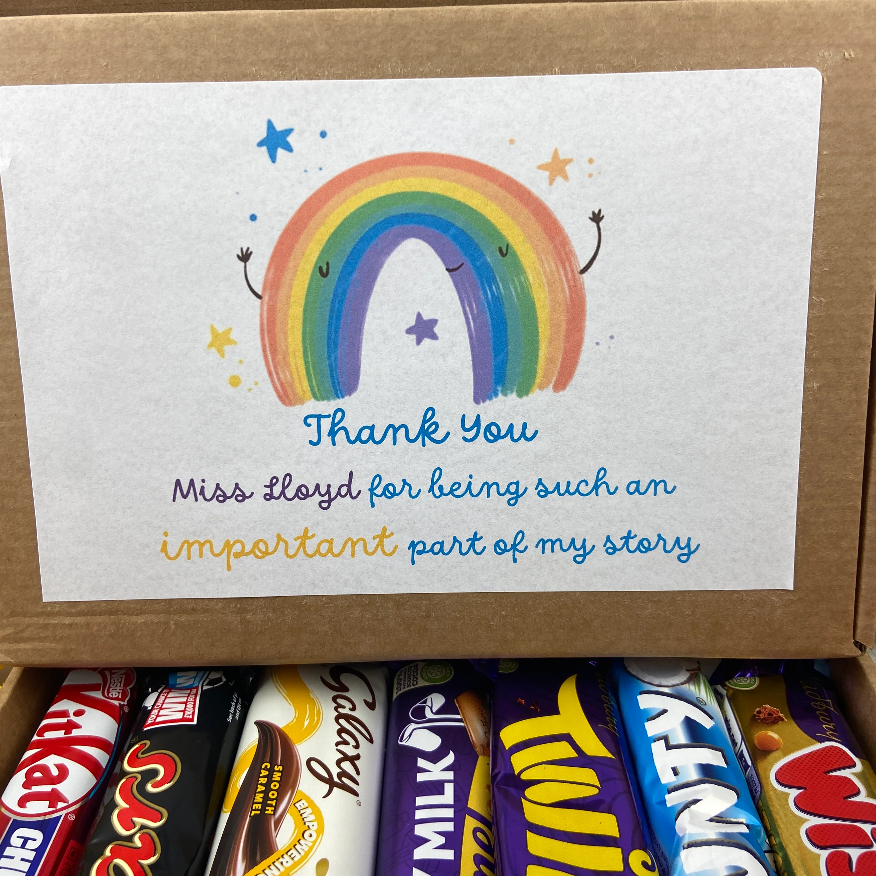 Teacher Chocolate Box - Important Part Of My Story - Image 4