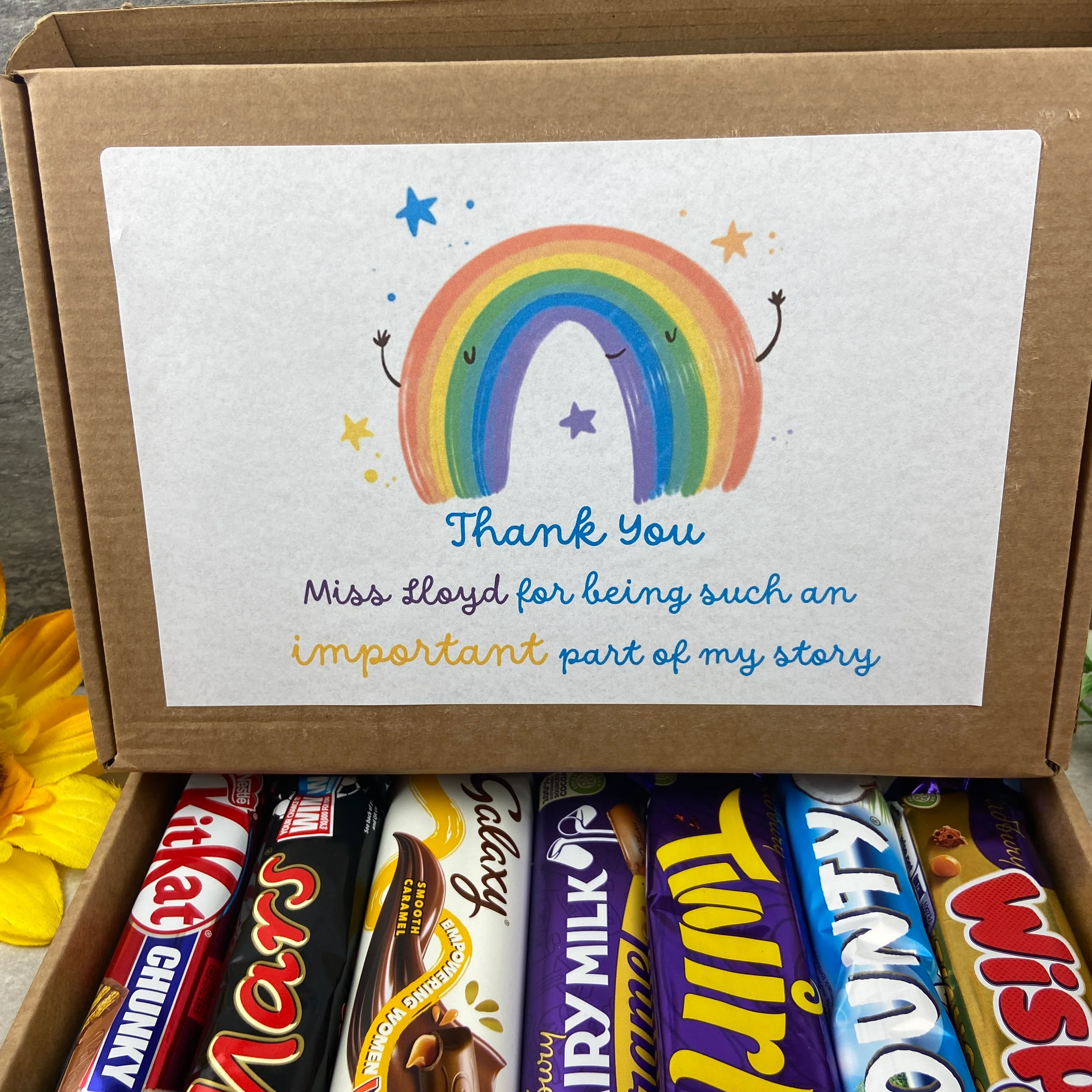 Teacher Chocolate Box - Important Part Of My Story - Image 5