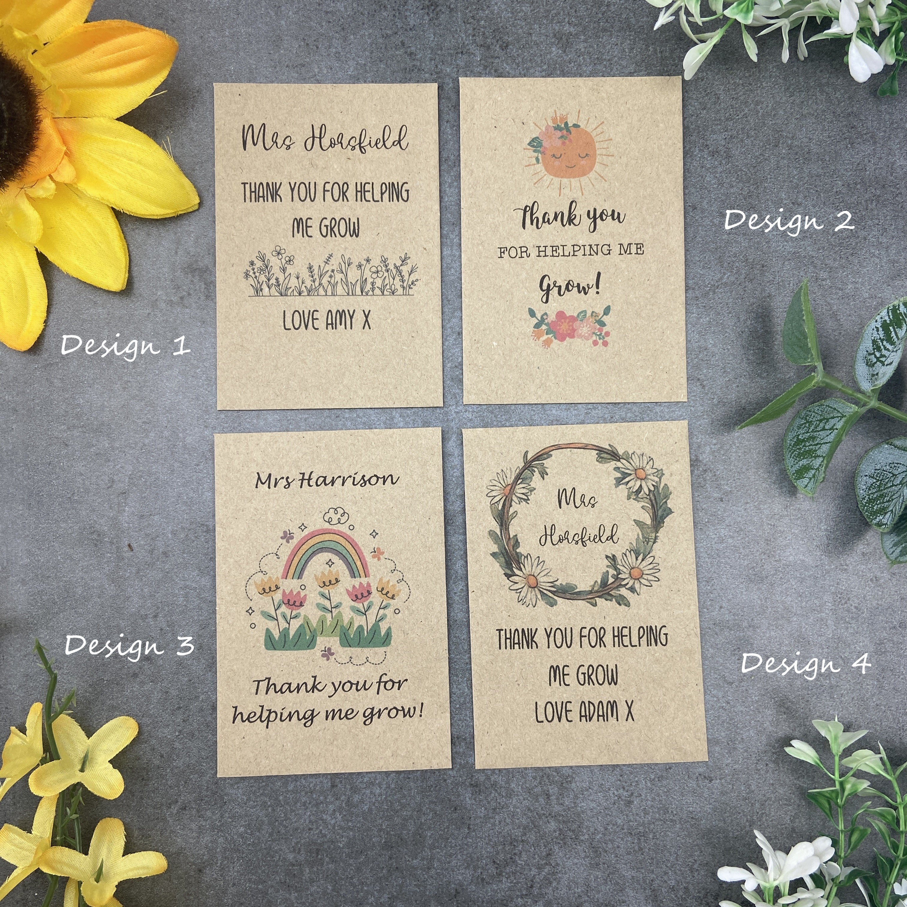 Teacher Gift - Bee Friendly Seed Packets