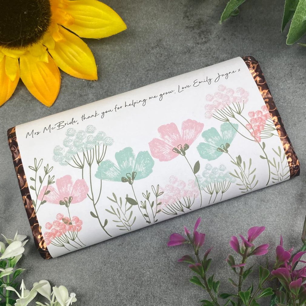Teacher Gift - Personalised Chocolate Bar