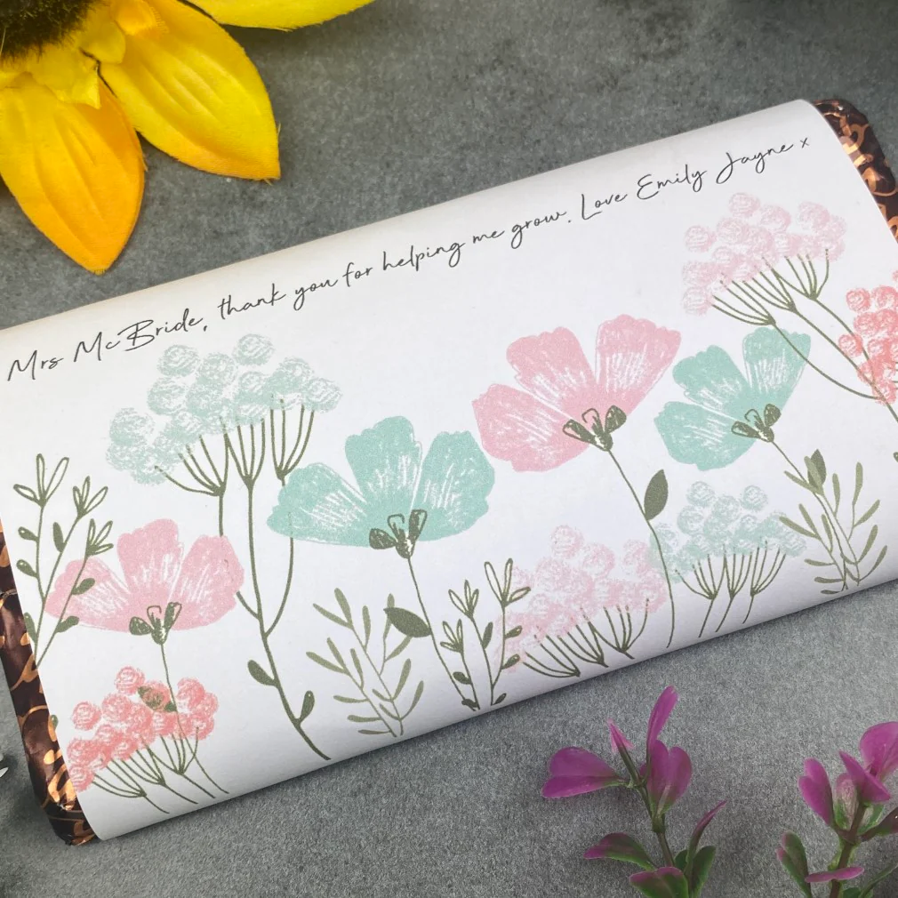 Teacher Gift - Personalised Chocolate Bar - Image 2