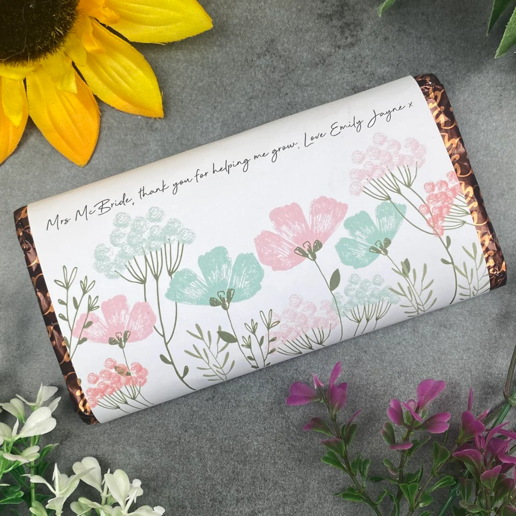 Teacher Gift - Personalised Chocolate Bar - Image 3