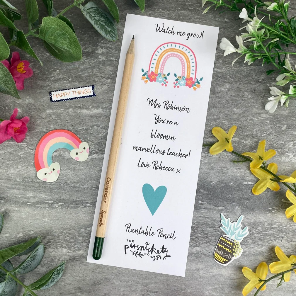 Teacher Gift - Sprout Pencil, Bloomin' Marvellous Teacher