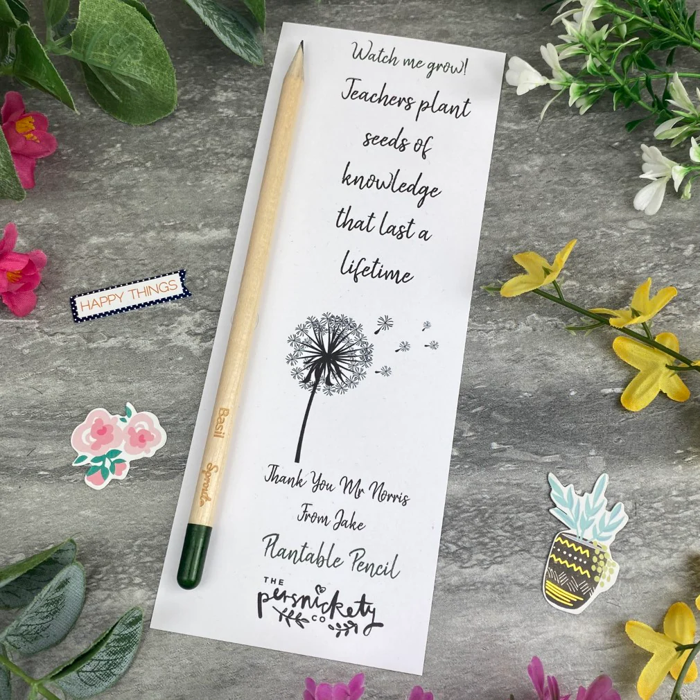 Teacher Gift - Sprout Pencil, Teachers Plant seeds Of Knowledge - Image 4