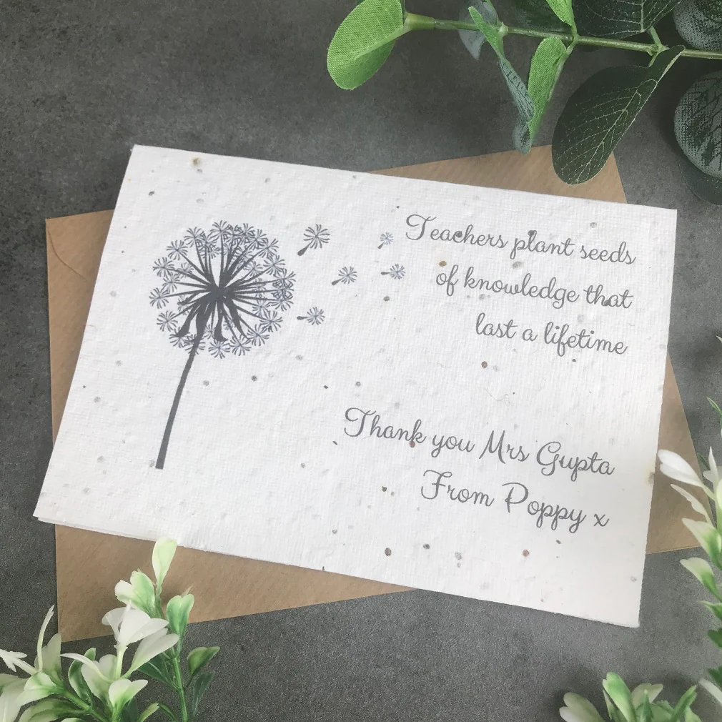 Teachers Plant Seeds Of Knowledge Card - Image 6