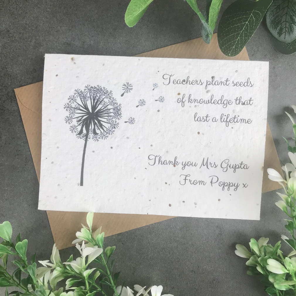 Teachers Plant Seeds Of Knowledge Card - Image 8