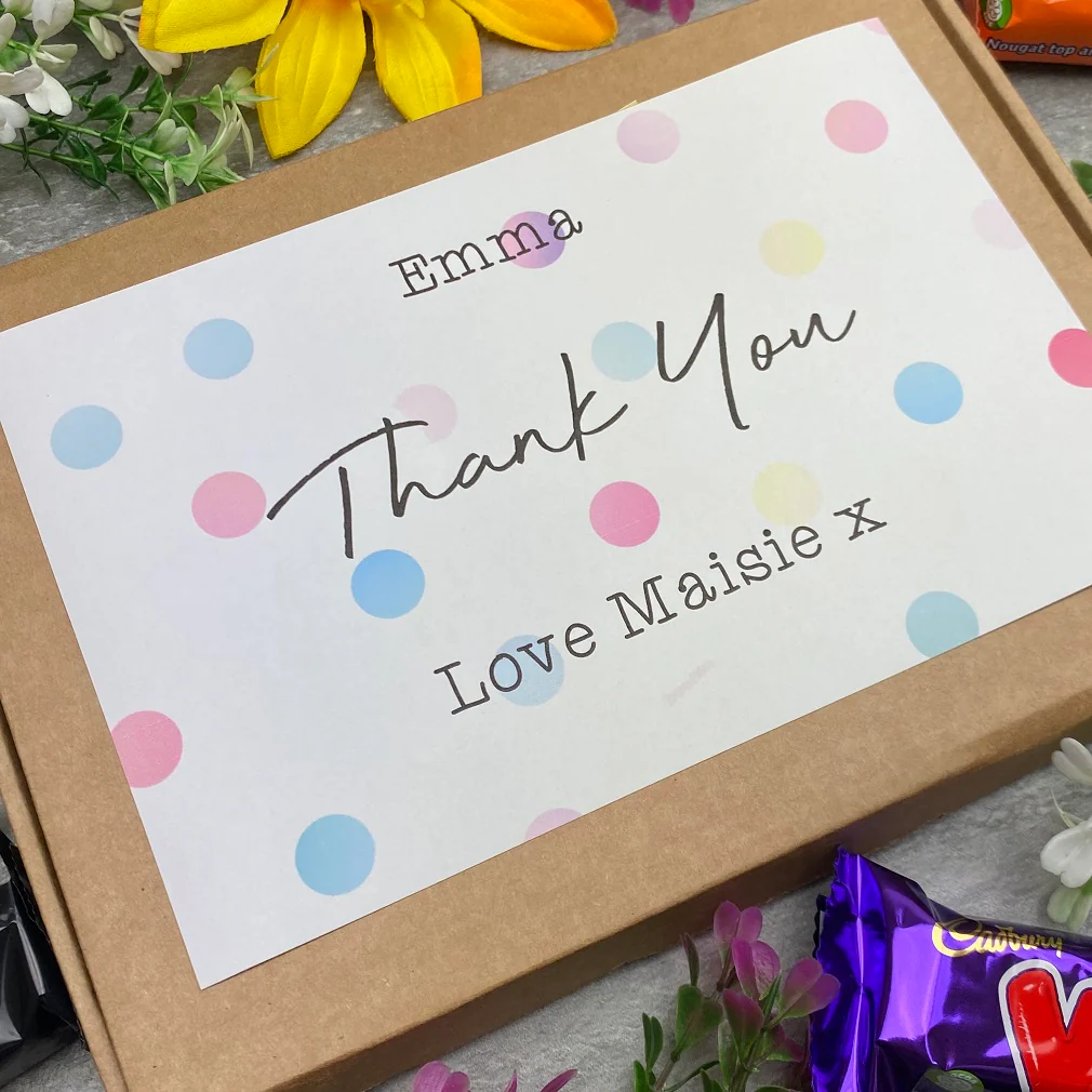 Thank You - Chocolate Box