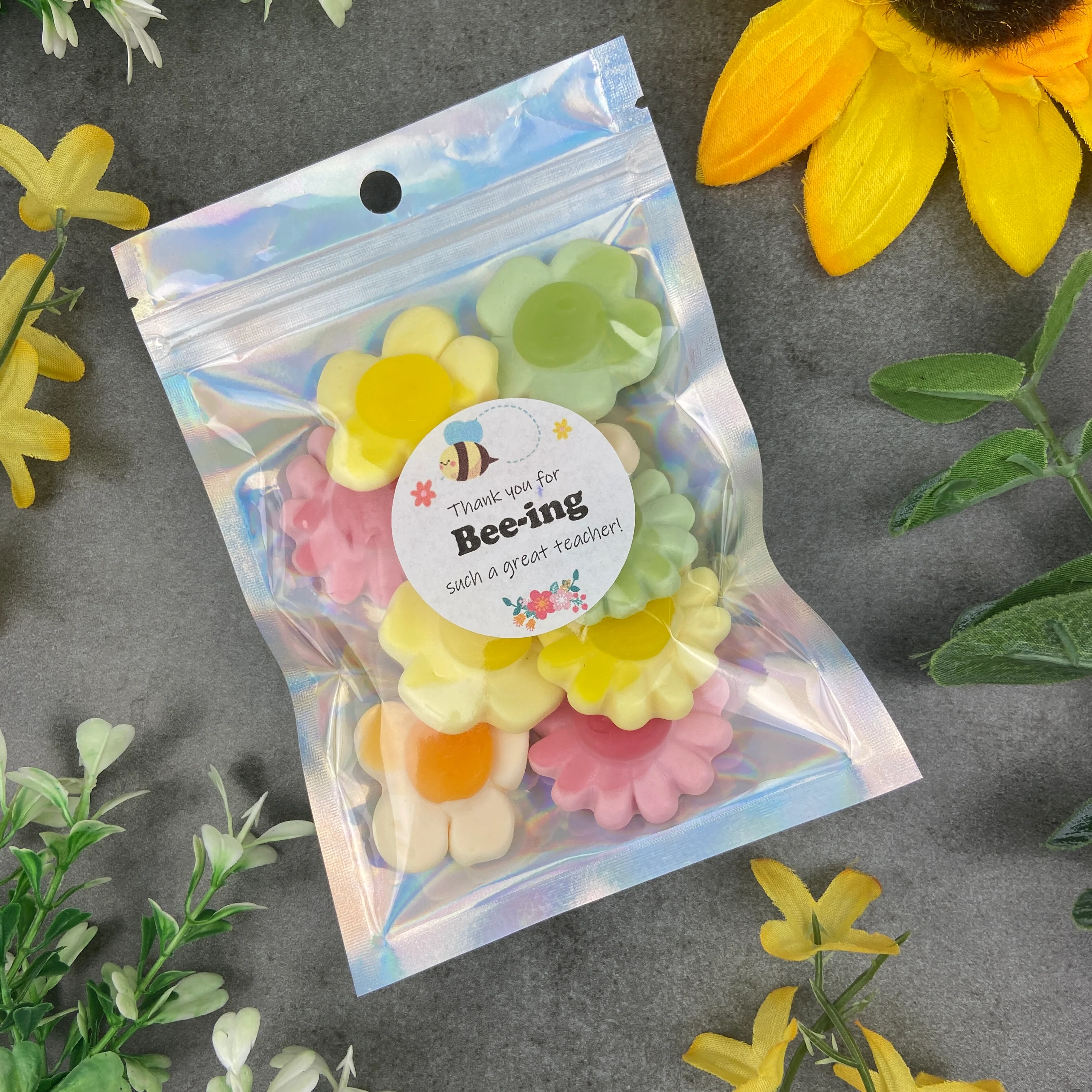 Thank You For Bee-ing A Great Teacher -Flower Sweet Pouch - Image 4