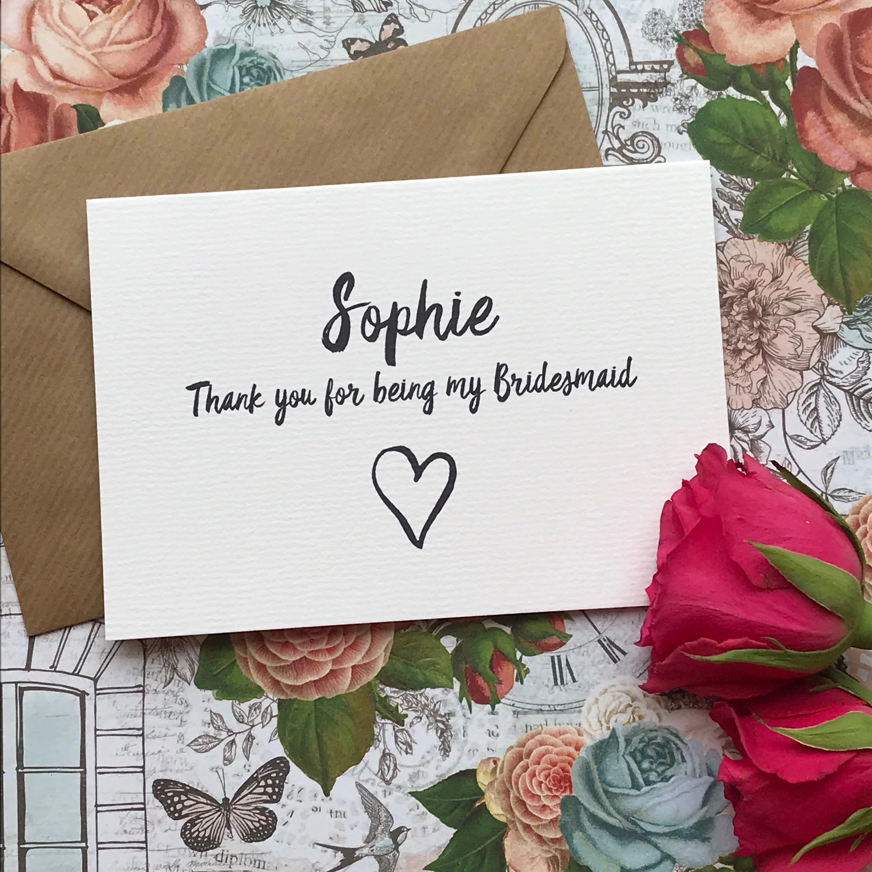 Personalised Thank You For Being My Bridesmaid - Image 8