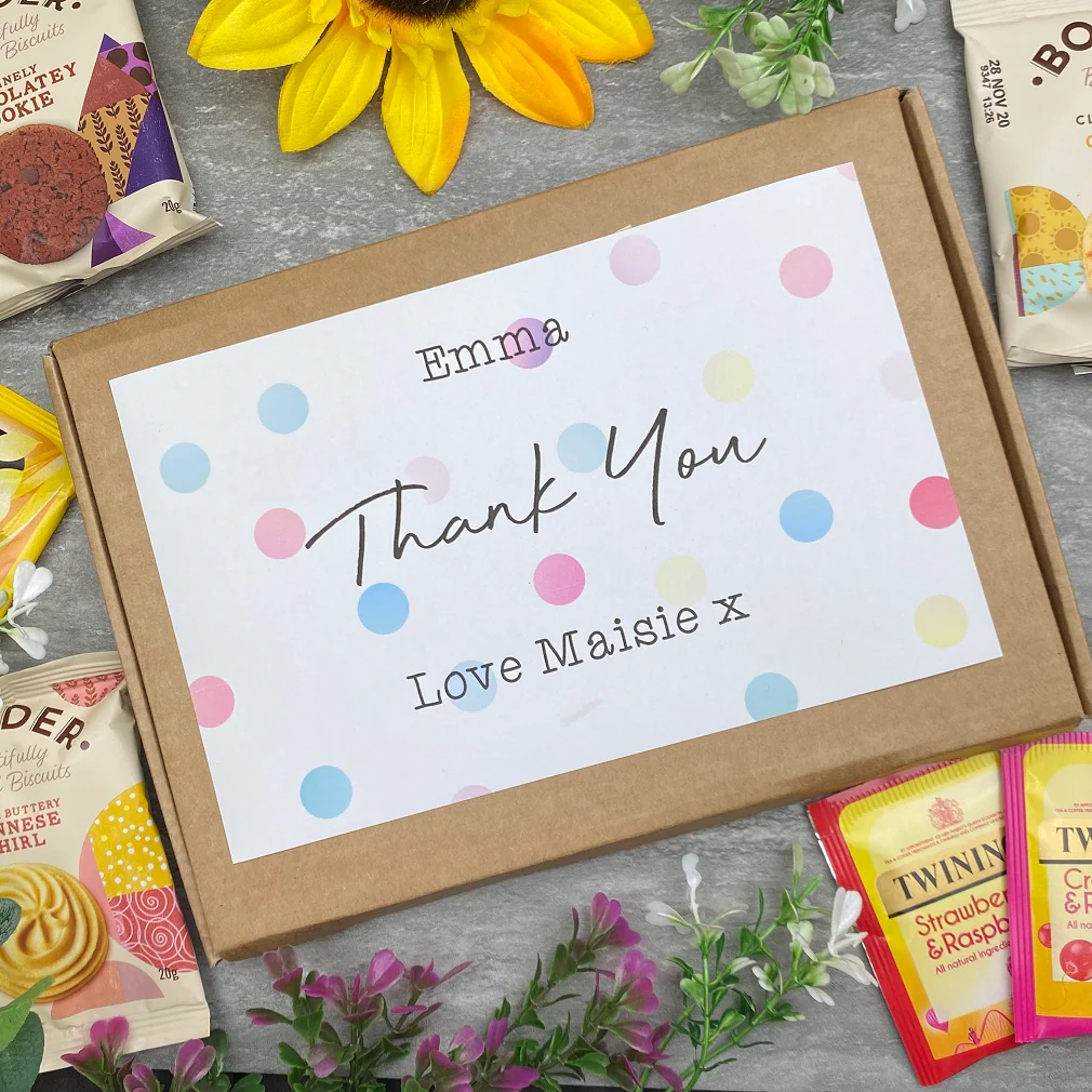 Thank You Tea and Biscuit Box - Image 3