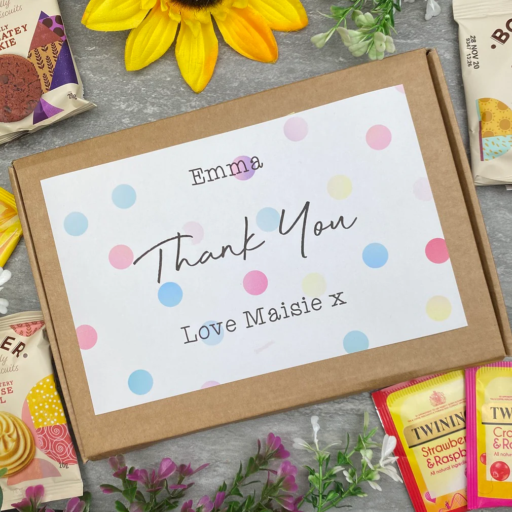 Thank You Tea and Biscuit Box - Image 5