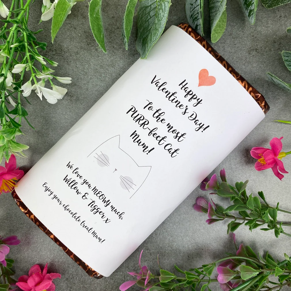 The Most PURR-fect Cat Mum/Dad Valentines Day Chocolate Bar - Image 3