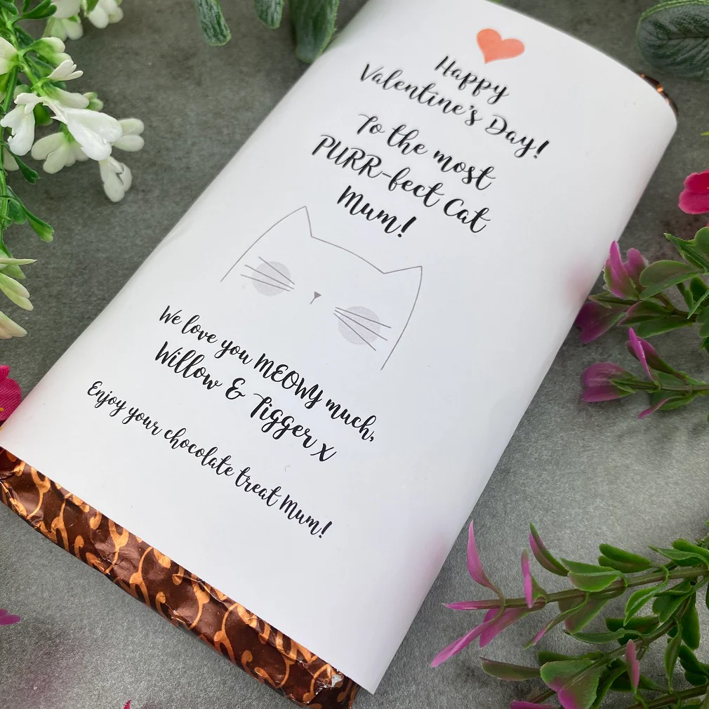 The Most PURR-fect Cat Mum/Dad Valentines Day Chocolate Bar - Image 5