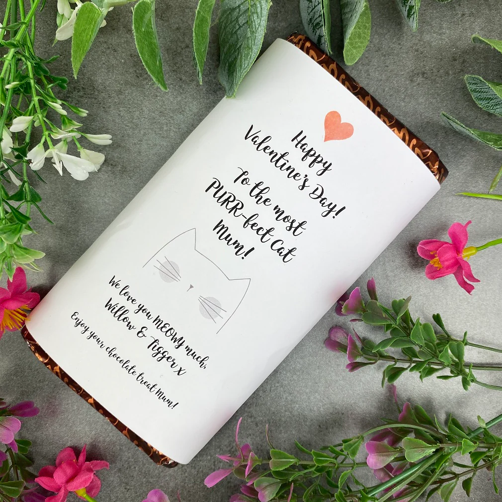 The Most PURR-fect Cat Mum/Dad Valentines Day Chocolate Bar - Image 6