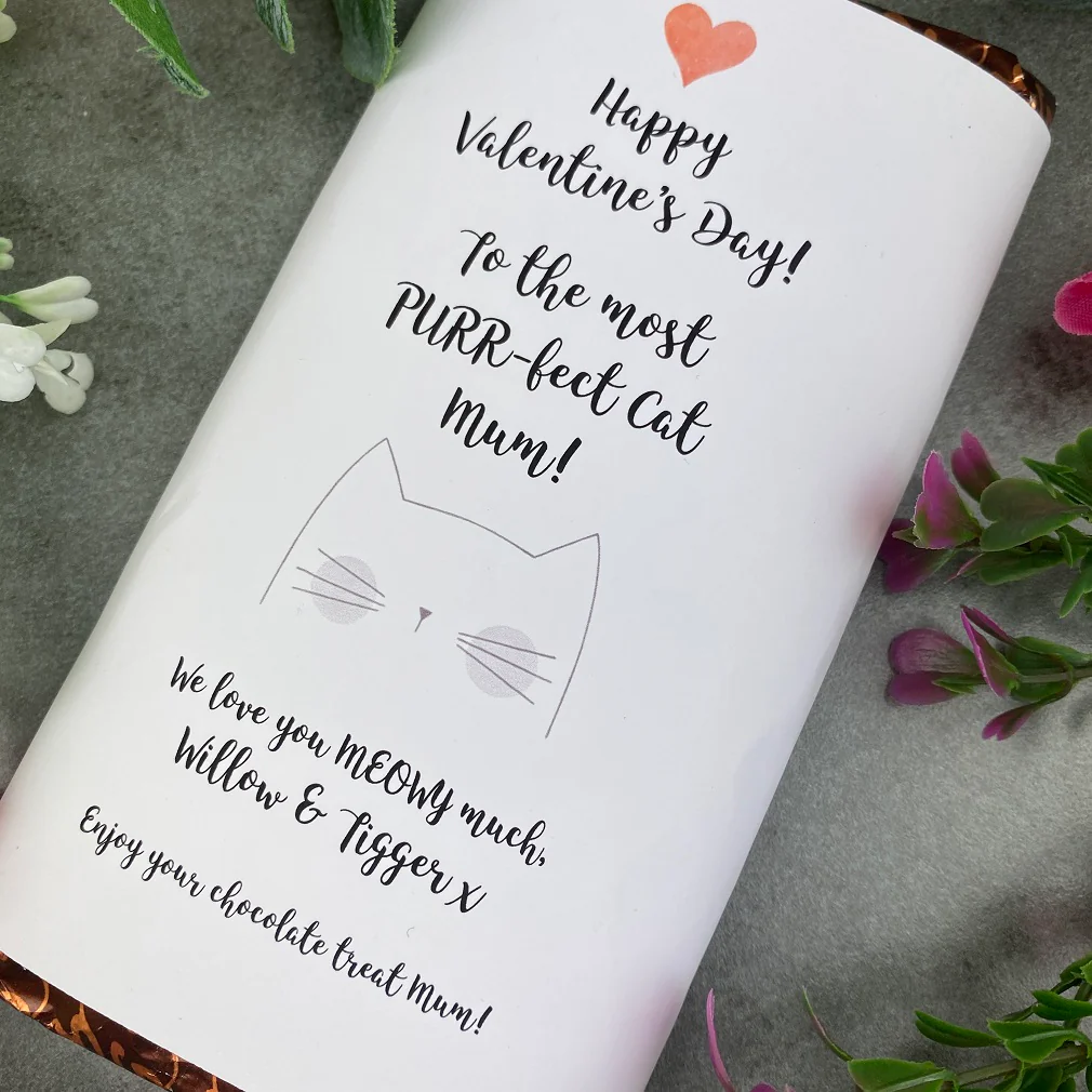 The Most PURR-fect Cat Mum/Dad Valentines Day Chocolate Bar - Image 8