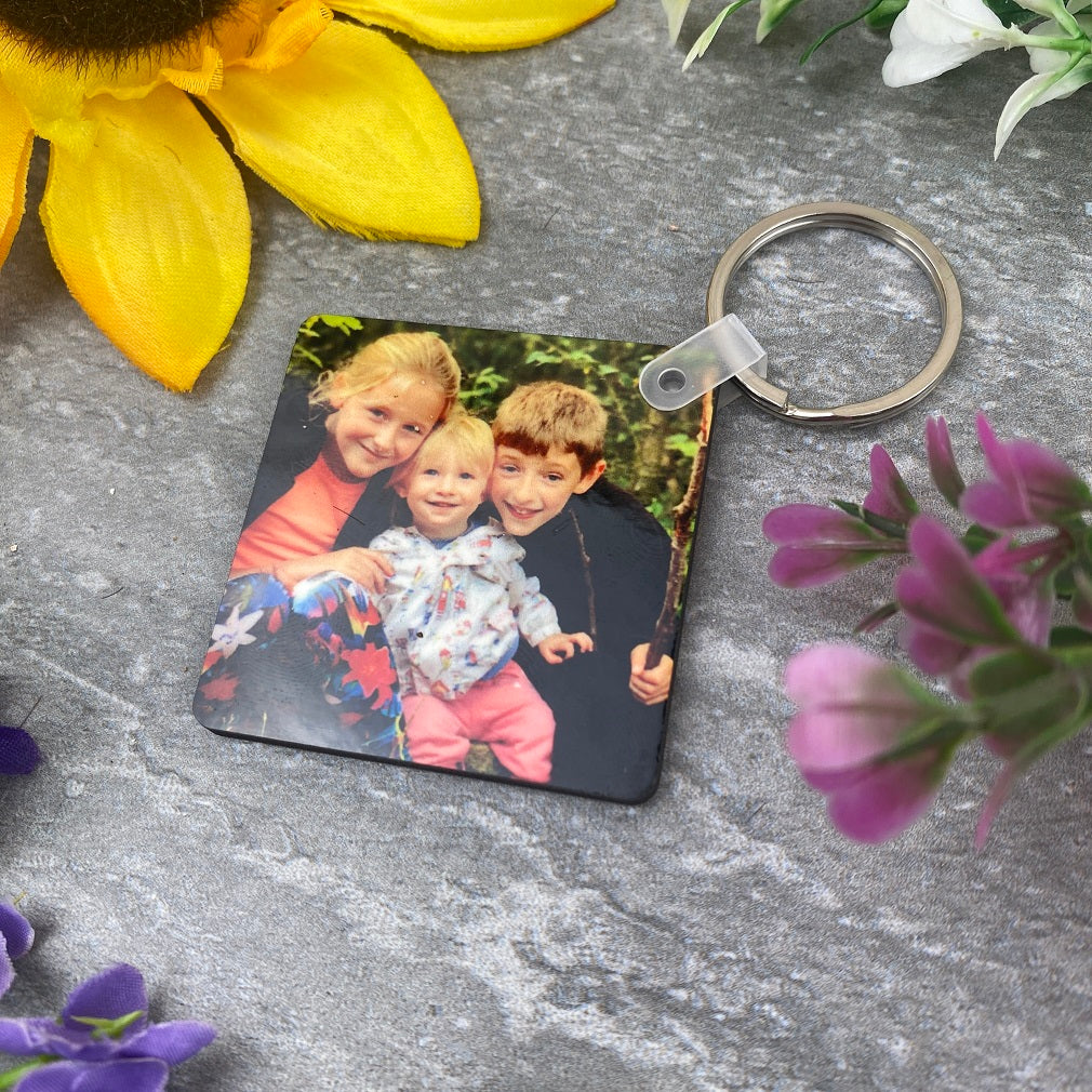 This Daddy Is Loved By Photo Keyring - Image 6