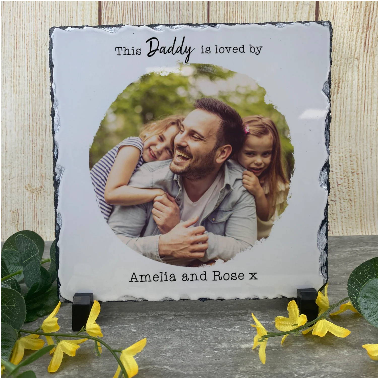 This Daddy Is Loved By... Photo Slate