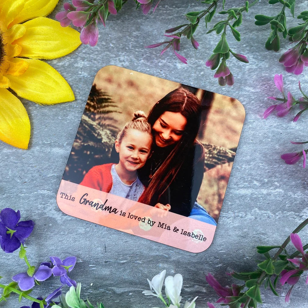 This Grandma Is Loved By Personalised Coaster - Image 4