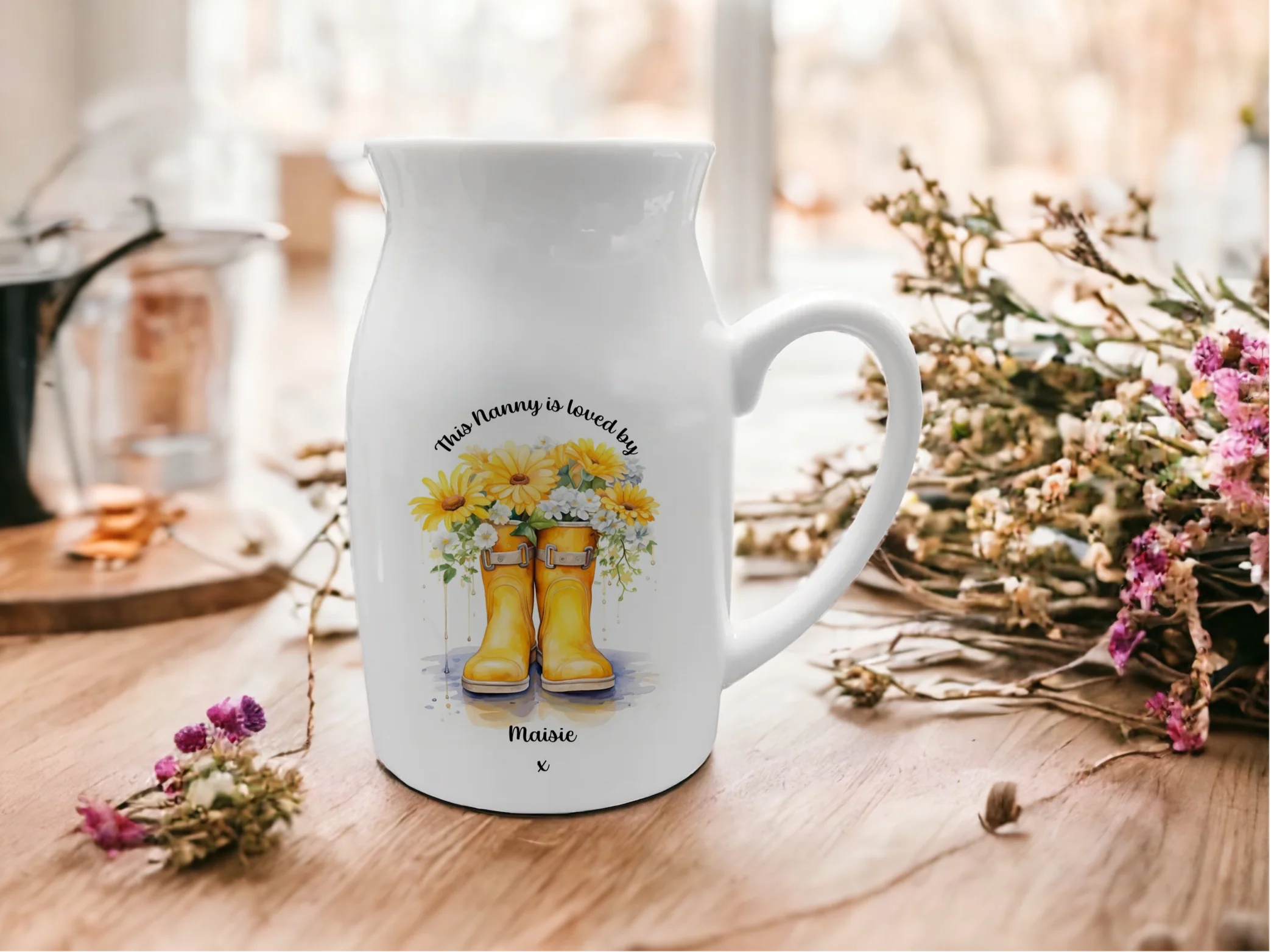 This Nanny is Loved By Personalised Jug