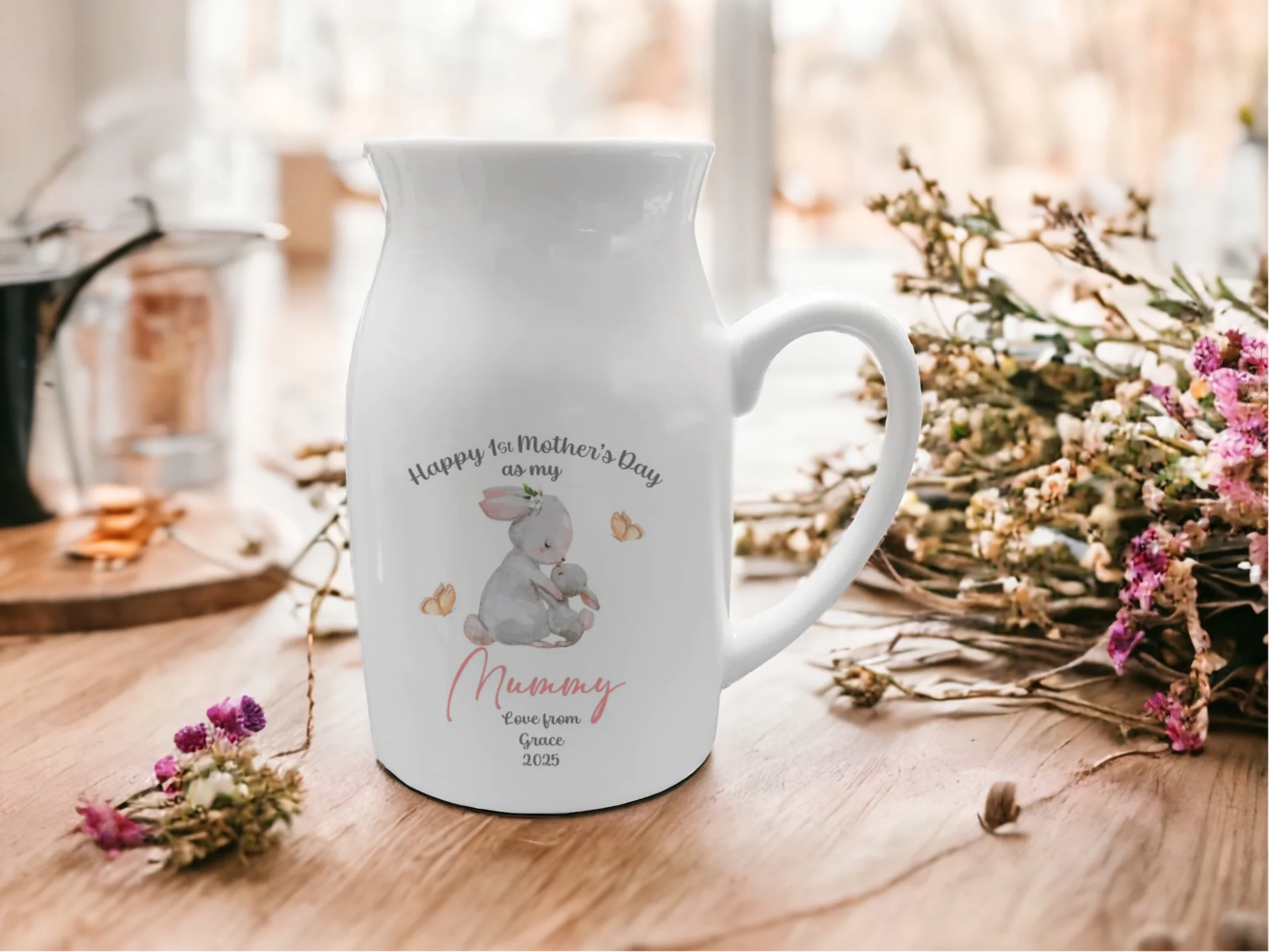 1st Mother's Day Personalised Jug
