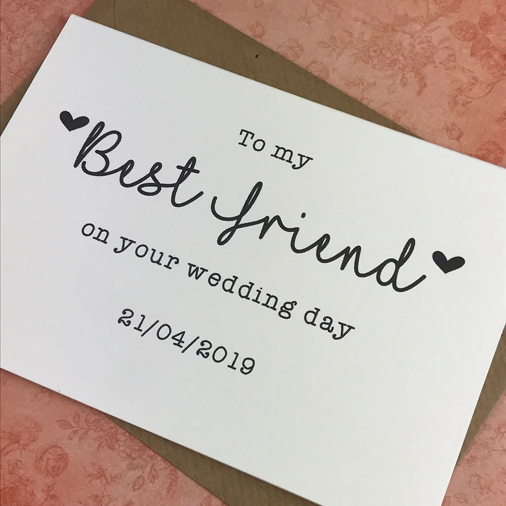 To My Best Friend on your Wedding Day - Image 3